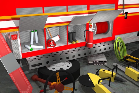 Fix My Truck: Red Fire Engine screenshot 2