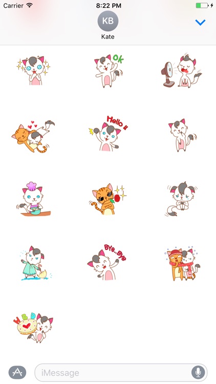 Cat Couple Sticker