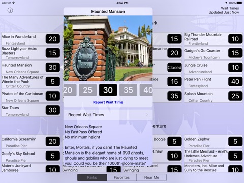 Wait Times for Disneyland screenshot 2