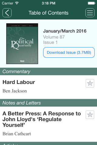 The Political Quarterly screenshot 3