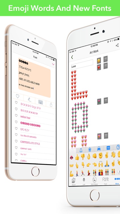 Stickers App Funny Text Moji for iMessage & WeChat screenshot-4