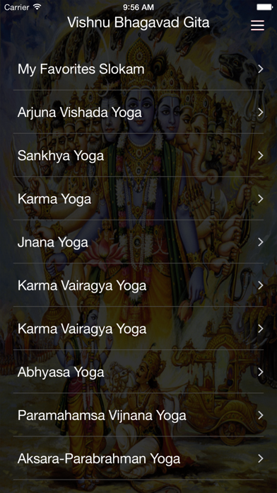 How to cancel & delete Vishnu Bhagavad Gita -With Audio and Transliterations in Sanskrit & English from iphone & ipad 1