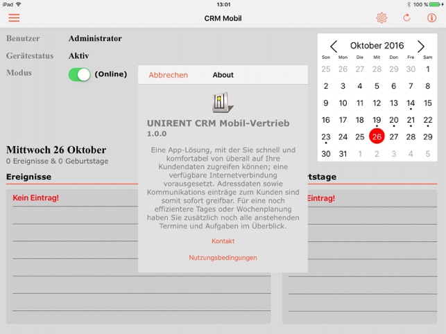 UNIRENT CRM Mobil-Vertrieb(圖4)-速報App