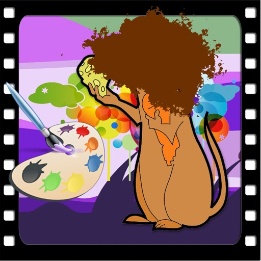 Colorings For Kids Game Ratatouille Version Icon