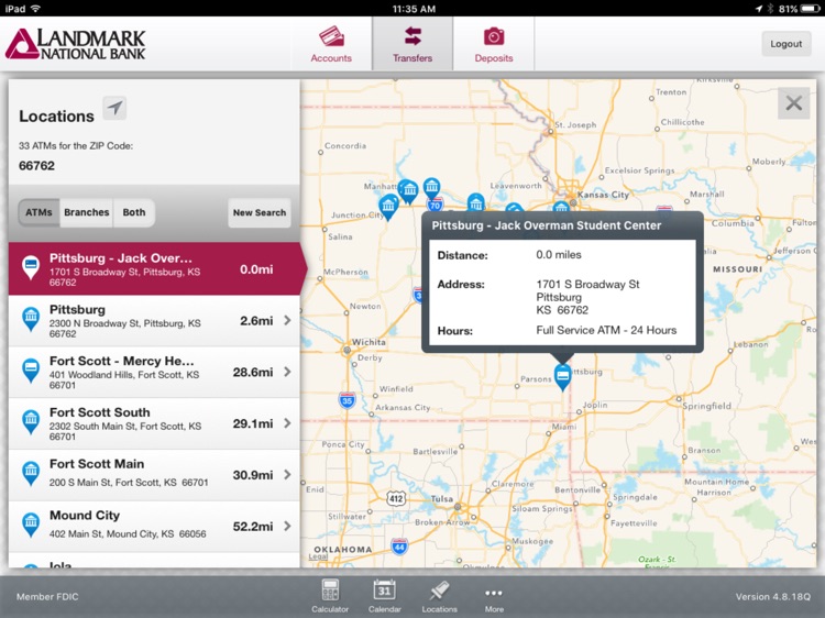 Landmark National Bank for iPad screenshot-4