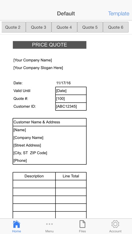 Computer Repair Invoice