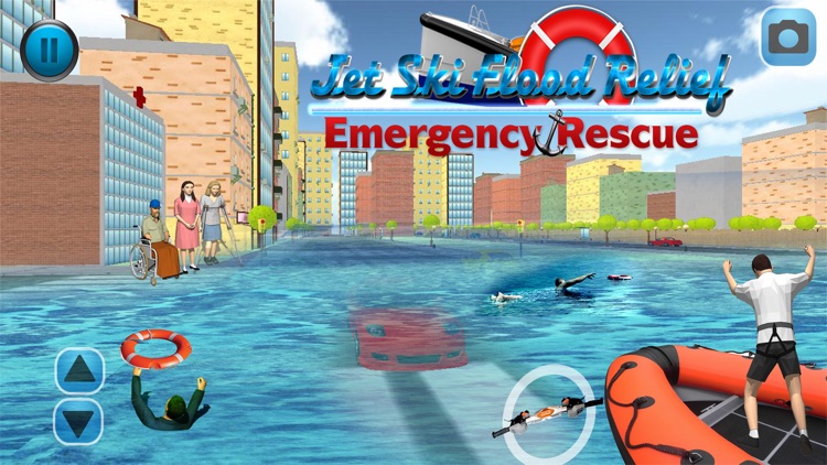 Jet Ski Flood Relief:Emergency Rescue