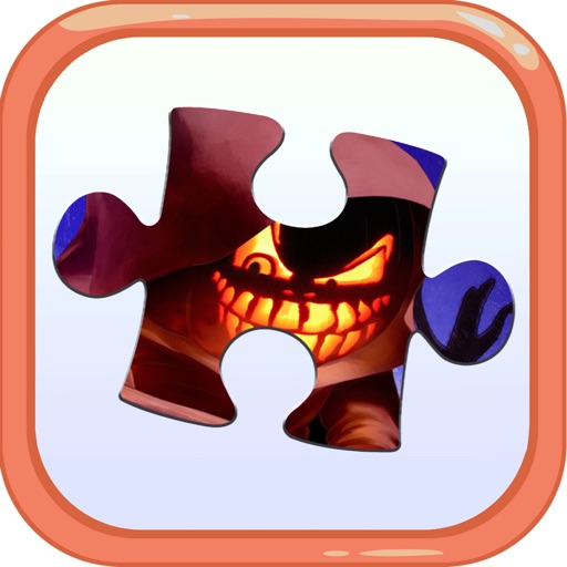Cartoon Jigsaw Puzzles Box for Happy Halloween iOS App
