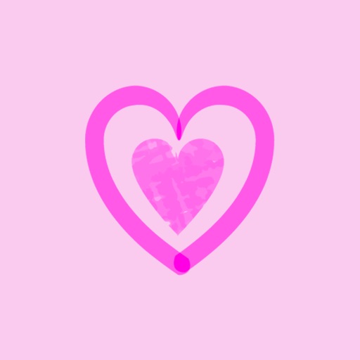 Highlighter Drawn Hearts icon