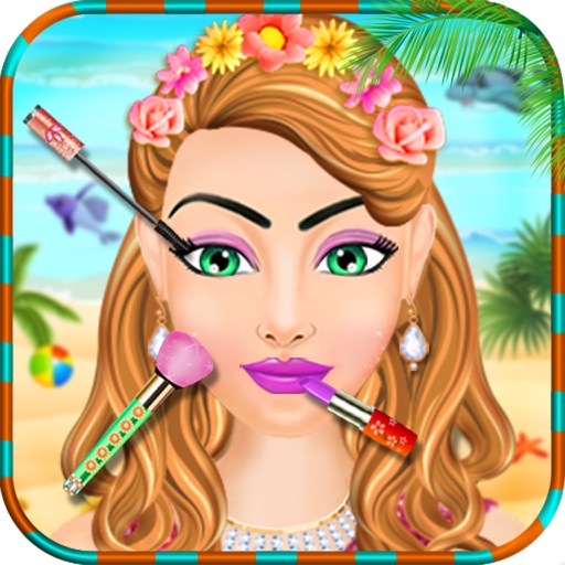 Princess Seaside Makeover Salon – Summer Fashion iOS App
