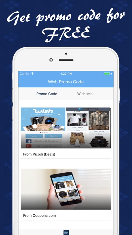 Promo Code for Wish Shopping App