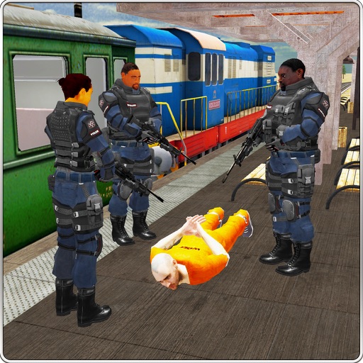 Prison Police Train Escape 3D iOS App