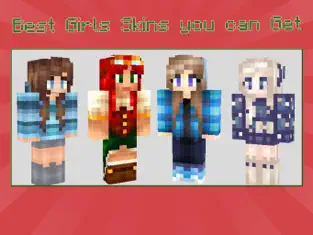 Image 2 Girl Skins for MCPE - Skin Parlor for Minecraft PE iphone