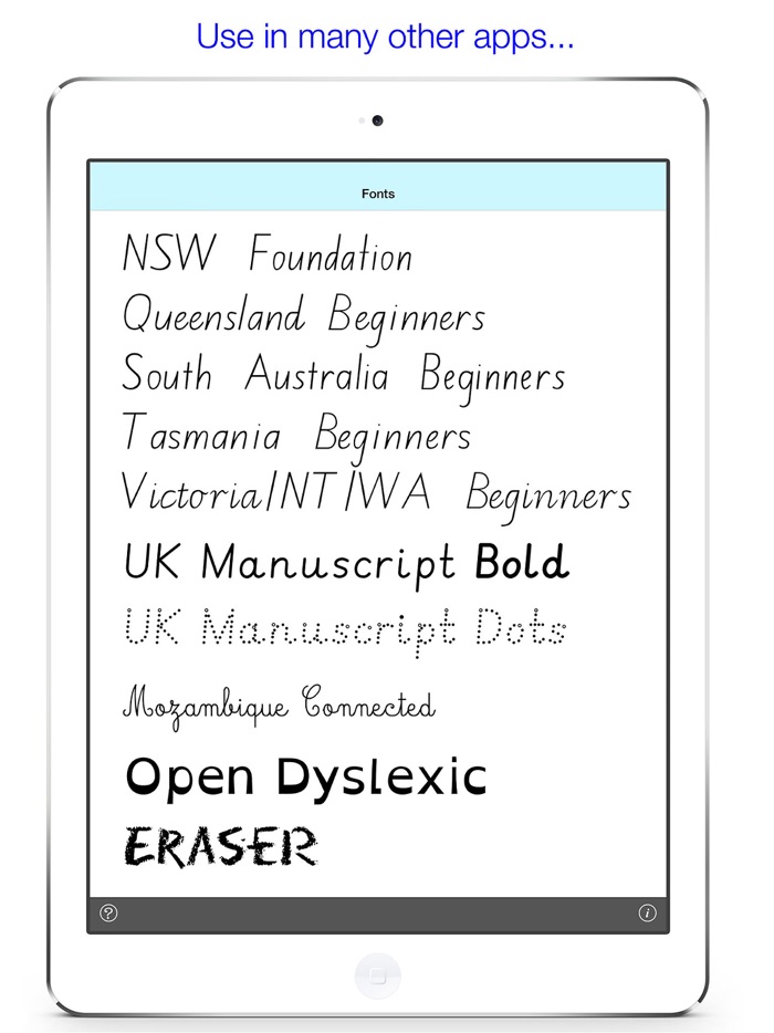 Australian/NZ School Fonts To Install