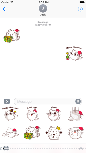 Cat Winter Christmas Stickers(圖3)-速報App