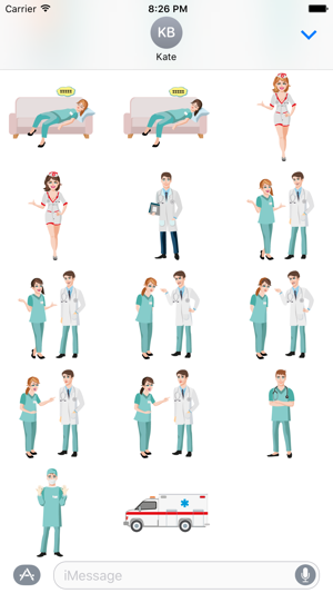 Nurse Stickers(圖2)-速報App