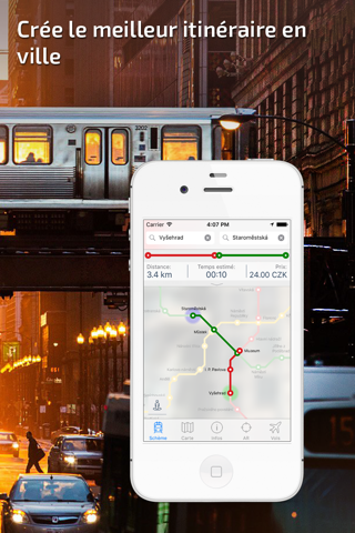 Prague Metro Guide and route planner screenshot 2