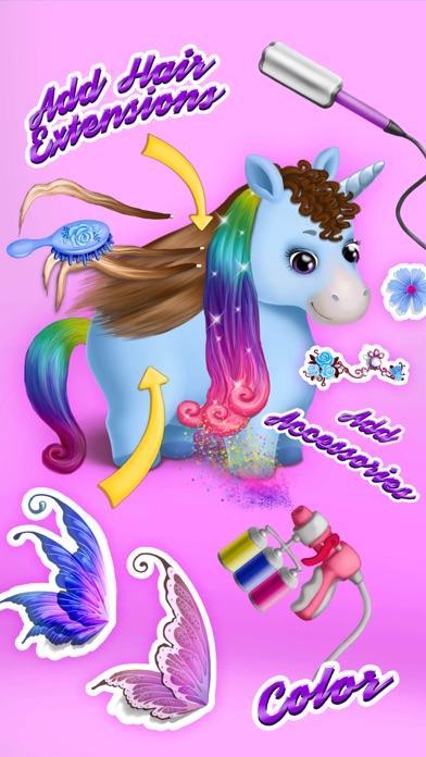 How to cancel & delete Pony Sisters Hair Salon 2 - Pet Horse Makeover Fun from iphone & ipad 4