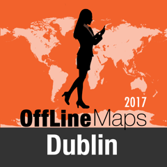 Dublin Offline Karte und Reiseführer