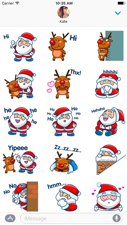 Chibi Santa Claus - Christmas Stickers