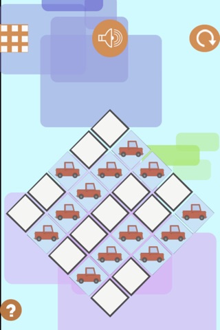 瓷砖拼图汽车 - 大脑挑战游戏 screenshot 2