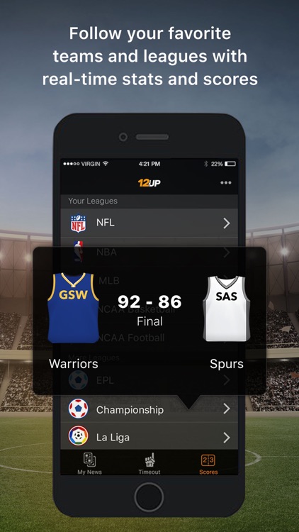 12up - Sports News & Scores screenshot-4