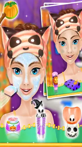 Game screenshot Halloween Makeover Salon for Girls - Kids Game hack