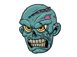 Zombie Stickers offers tons of zombie stickers from heads to bodies to body parts