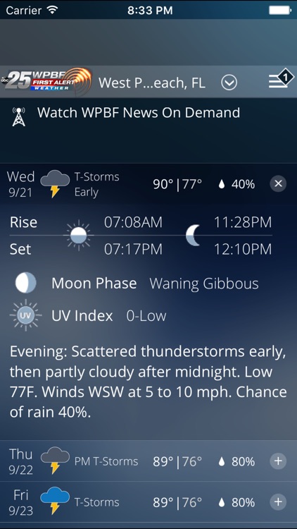 WPBF 25 First Alert Weather screenshot-3