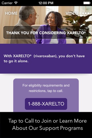 XARELTO® Patient Center screenshot 4