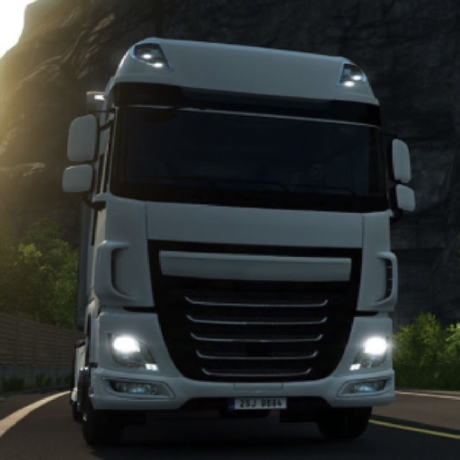 Europe truck simulator in hangar