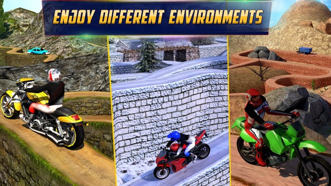 Crazy Offroad Hill Biker 3D(圖1)-速報App