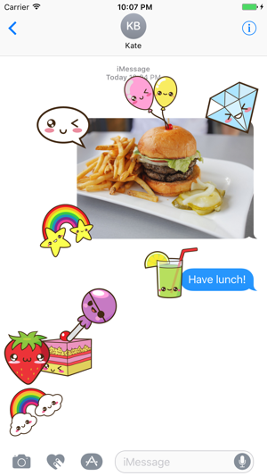 Happy Lunch - Fx Sticker