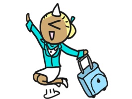 Licorne baby is the cabin crew