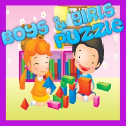 Cutey Boys And Girls Jigsaw Puzzle