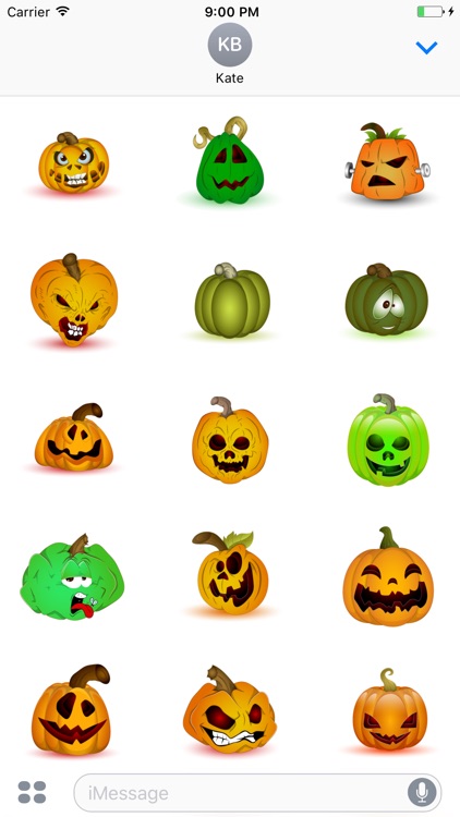Halloween Pumpkins Stickers