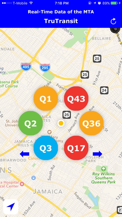 TruTransit - Real Time MTA Bus Data