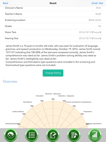 SLP-Screener:Lang&Articulation screenshot 3