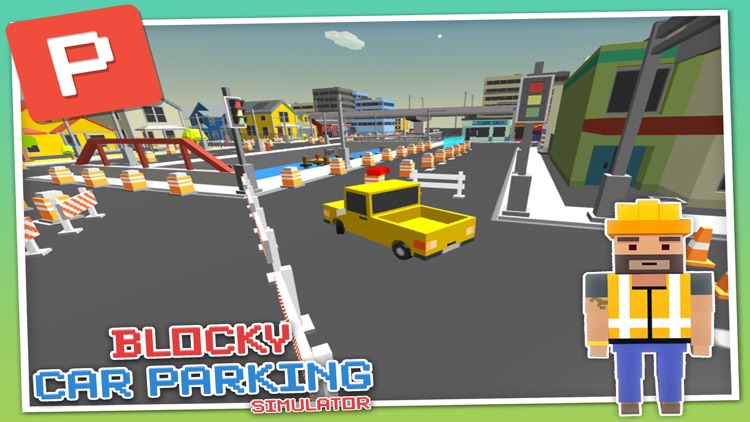 Blocky Car Parking Simulator 3D screenshot-3