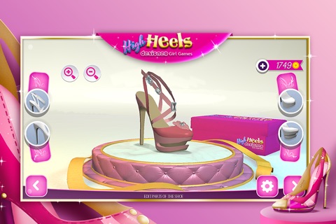 High Heels Designer Girl Game-Design Fashion Shoes screenshot 2
