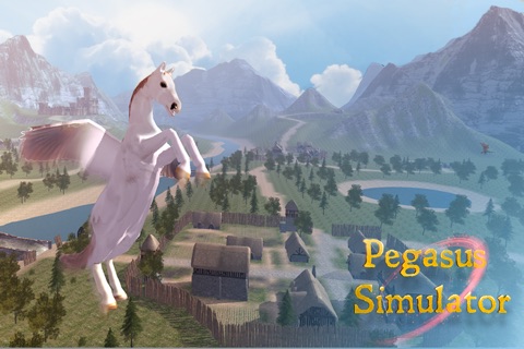 Flying Pegasus: Magic Horse Simulator 3D screenshot 3