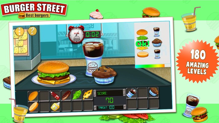 Burger Street - Cooking game
