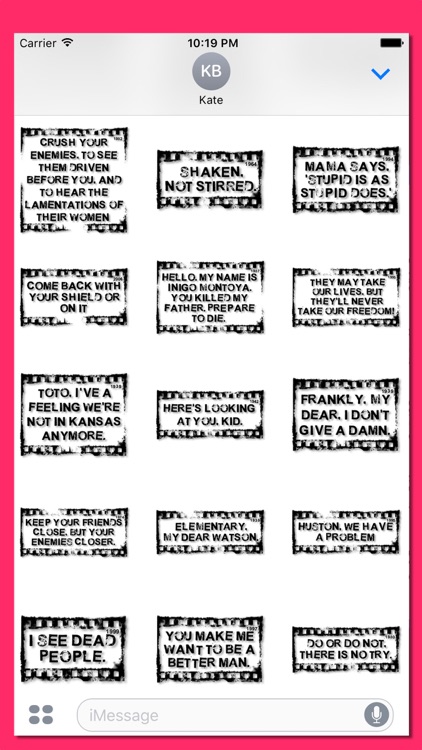 Rubber Stamp It - Movie Quotes screenshot-4