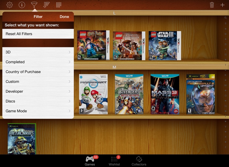 Video Games Manager for iPad screenshot-3