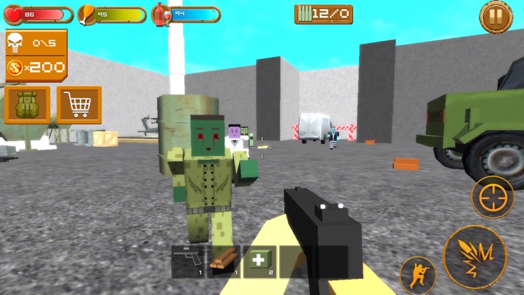 Pixel Shooting Wars 3D - Block Gun Battle screenshot-3
