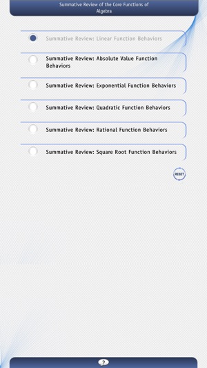 Summative Review of the Core Functions o