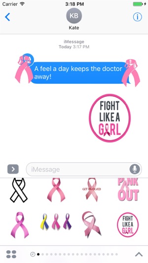 Lets Fight Cancer Stickers(圖3)-速報App