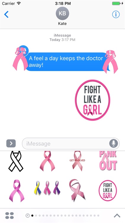 Lets Fight Cancer Stickers