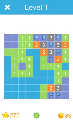 Q Mine Sweep Deluxe - Great Classic Puzzle Game(圖1)-速報App