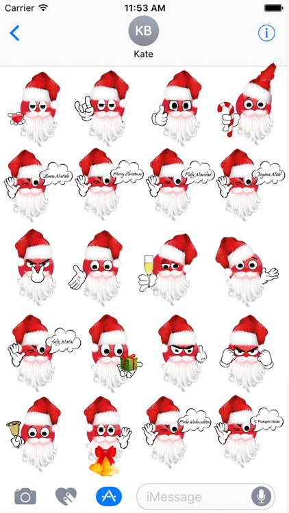 Christmas Noel E-moji